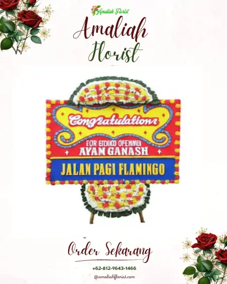 Sewa Papan Bunga Sanganom